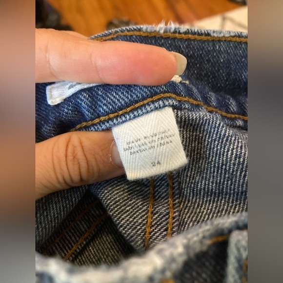 𝅺billabong denim mini skirt size 24 - Picture 2 of 5